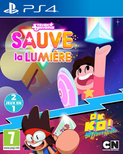 Pochette Steven Universe : Sauve la lumière version PlayStation 4