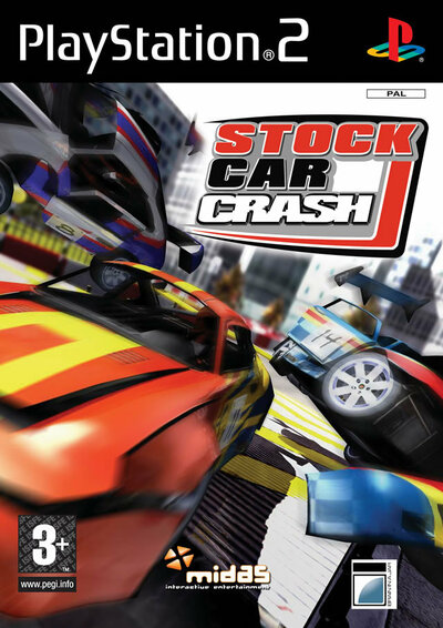 Pochette Stock Car Crash version PlayStation 2