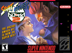 Pochette Street Fighter Alpha 2 version Super Nintendo