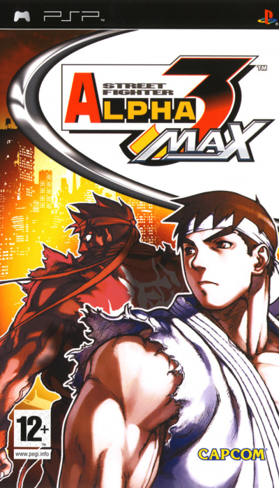 Pochette Street Fighter Alpha 3 Max version PSP
