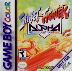 Pochette Street Fighter Alpha : Warriors' Dreams version GameBoy/Color
