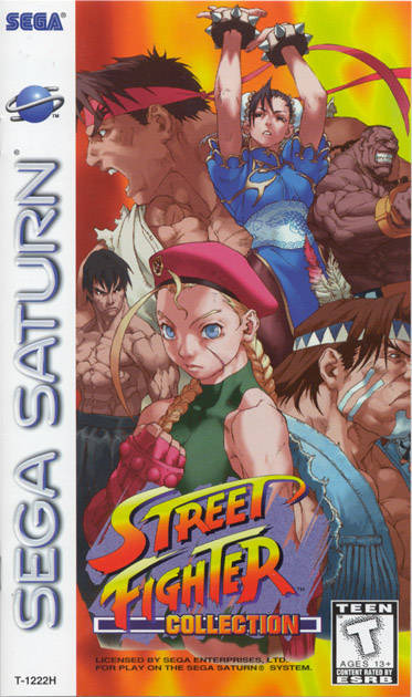 Pochette Street Fighter Collection version Saturn