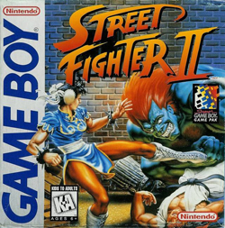 Pochette Street Fighter II : The World Warrior version GameBoy/Color