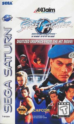 Pochette Street Fighter : The Movie version Saturn