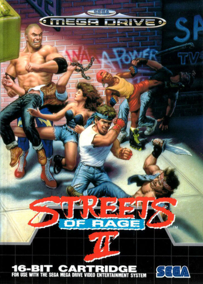 Pochette Streets of Rage 2 version Megadrive