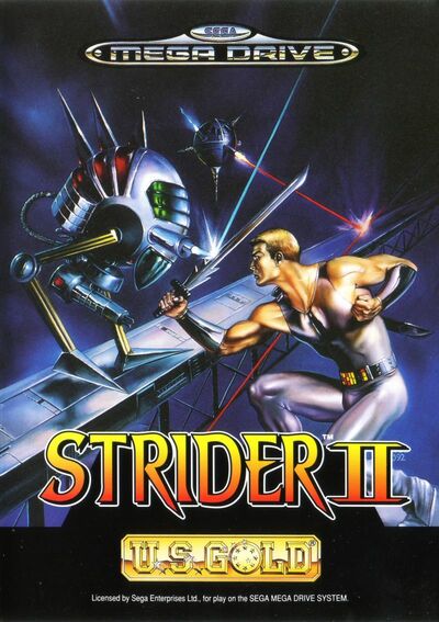 Pochette Strider 2 version Megadrive