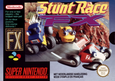 Pochette Stunt Race FX version Super Nintendo