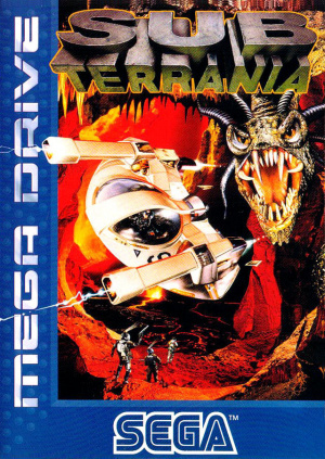 Pochette Sub-Terrania version Megadrive