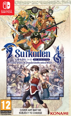 Pochette Suikoden I & II HD Remaster version Switch