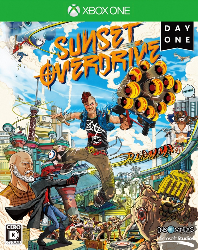 Pochette Sunset Overdrive version Xbox One