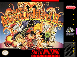 Pochette Super Adventure Island II version Super Nintendo