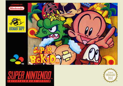 Pochette Super B.C. Kid version Super Nintendo