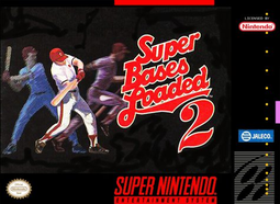 Pochette Super Bases Loaded 2 version Super Nintendo