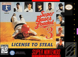 Pochette Super Bases Loaded 3 version Super Nintendo