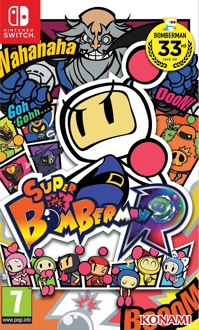 Pochette Super Bomberman R version Switch