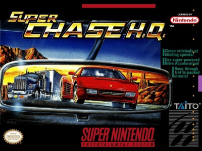 Pochette Super Chase H.Q. version Super Nintendo