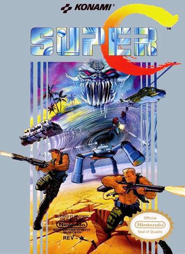 Pochette Super Contra version NES