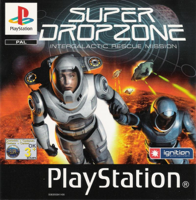 Pochette Super Dropzone version PlayStation