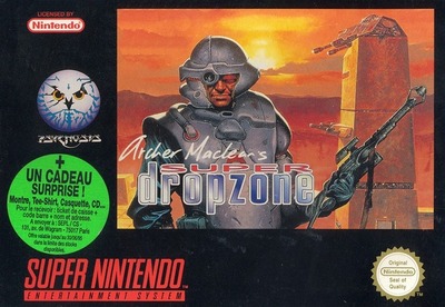 Pochette Super Dropzone version Super Nintendo