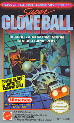 Pochette Super Glove Ball version NES