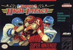 Pochette Super High Impact version Super Nintendo