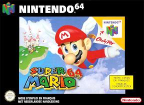 Pochette Super Mario 64 version Nintendo 64