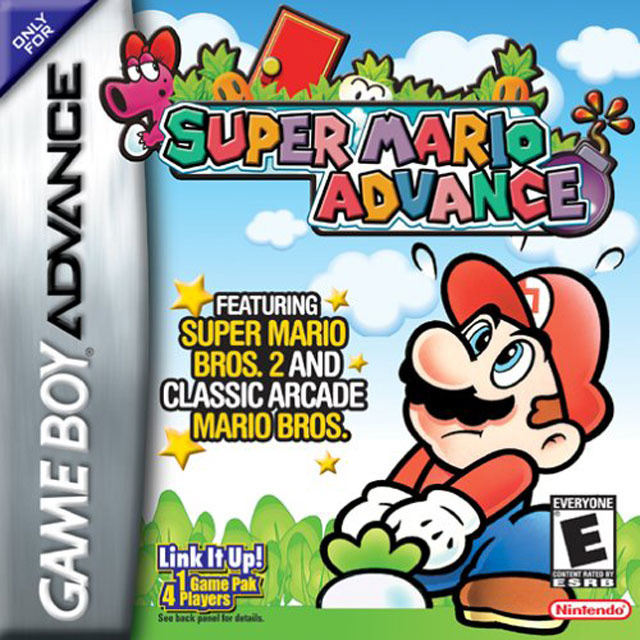 Pochette Super Mario Advance version GameBoy Advance