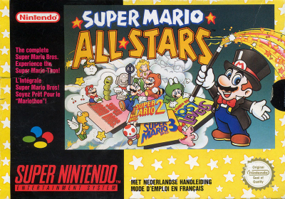 Pochette Super Mario All-Stars version Super Nintendo