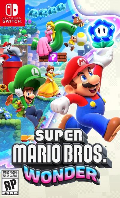 Pochette Super Mario Bros. Wonder version Switch