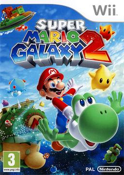Pochette Super Mario Galaxy 2 version Wii