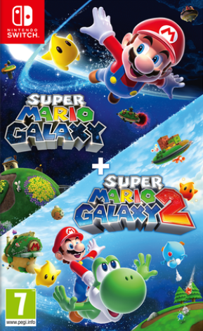 Pochette Super Mario Galaxy + Super Mario Galaxy 2 version Switch