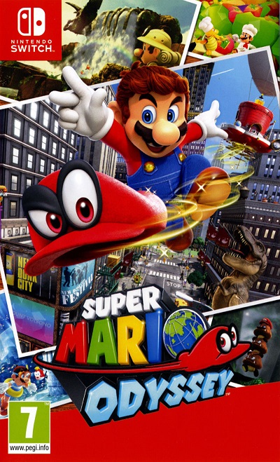 Pochette Super Mario Odyssey version Switch