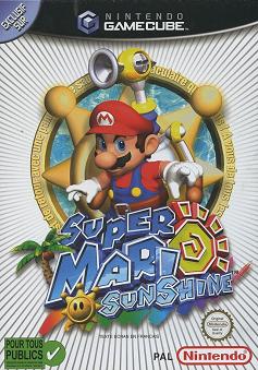 Pochette Super Mario Sunshine version GameCube