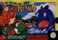 Pochette Super Mario World 2 : Yoshi's Island version Super Nintendo