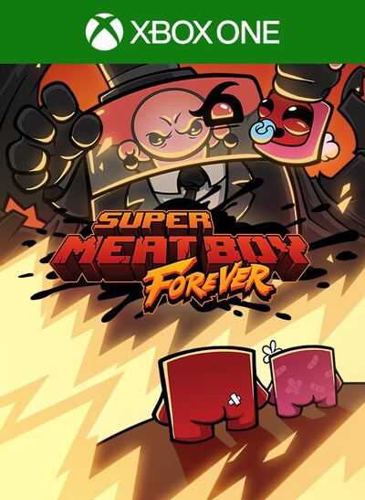 Pochette Super Meat Boy Forever version Xbox One
