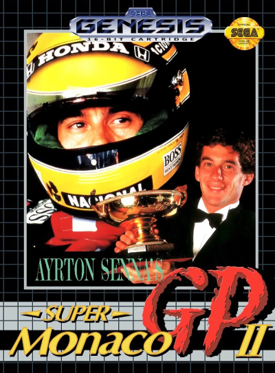 Pochette Super Monaco GP II version Megadrive