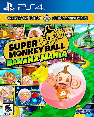 Pochette Super Monkey Ball : Banana Mania version PlayStation 4