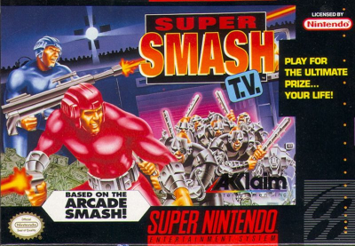 Pochette Super Smash TV version Super Nintendo