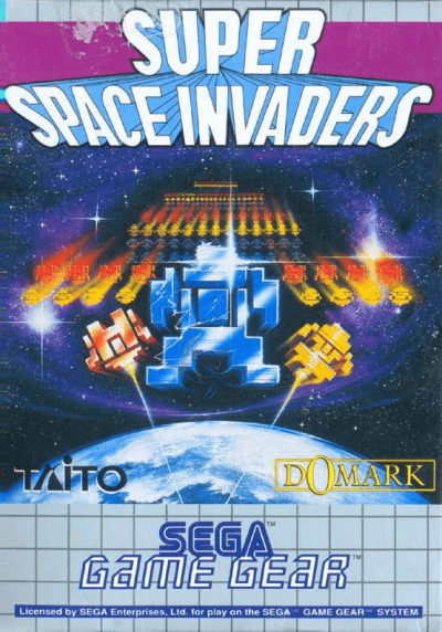 Pochette Super Space Invaders version GameGear