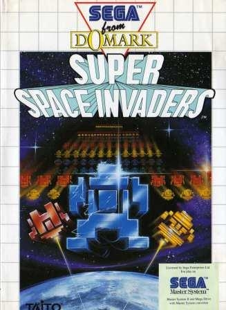 Pochette Super Space Invaders version Master System