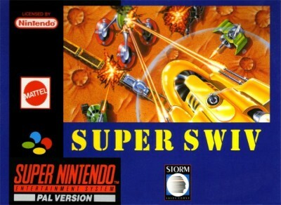Pochette Super SWIV version Super Nintendo