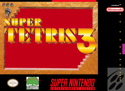 Pochette Super Tetris 3 version Super Nintendo