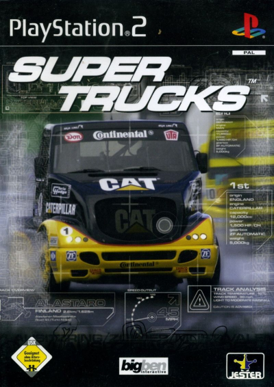 Pochette Super Trucks version PlayStation 2