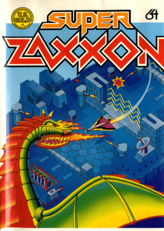Pochette Super Zaxxon version Commodore 64