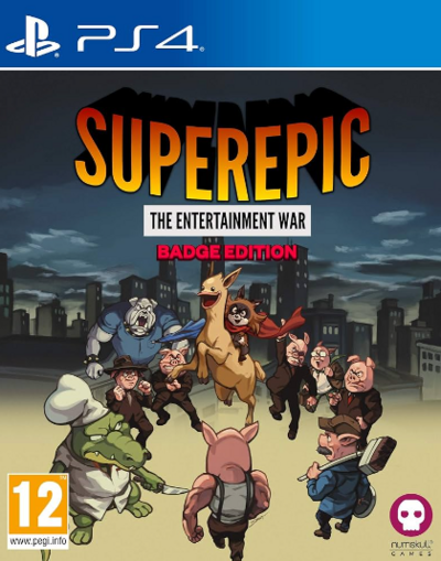 Pochette SuperEpic : The Entertainment War version PlayStation 4