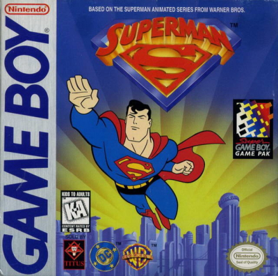 Pochette Superman version GameBoy/Color