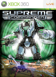Pochette Supreme Commander version Xbox 360