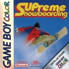 Pochette Supreme Snowboarding version GameBoy/Color