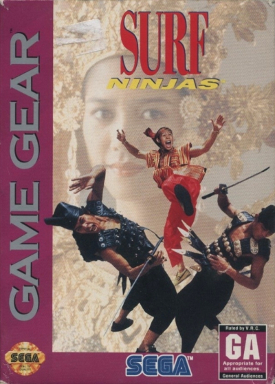 Pochette Surf Ninjas version GameGear