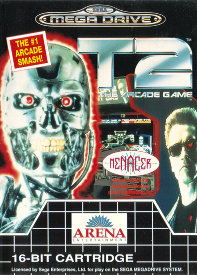Pochette T2 : The Arcade Game version Megadrive